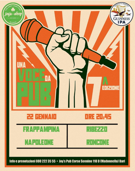 UNA VOCE DA PUB - Seconda serata di selezioni Live