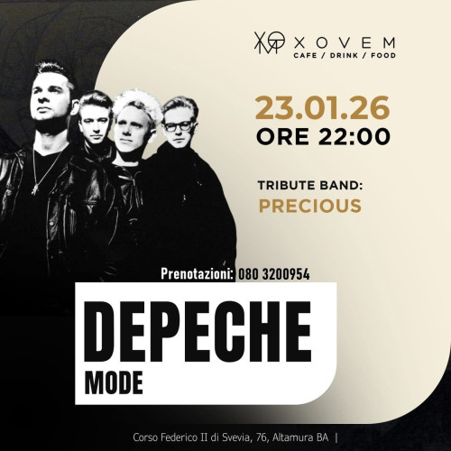 PRECIOUS tributo ai Depeche Mode live all'X-OVEM