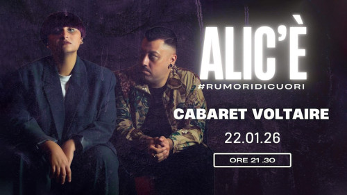 AliC'è Live | Cabaret Voltaire 1916