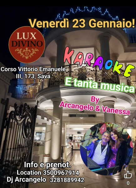 Karaoke & Grande Musica: Il Venerdì del Lux Divino!