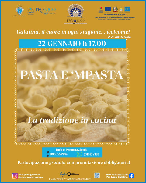 PASTA E 'MPASTA  Laboratorio di pasta salentina