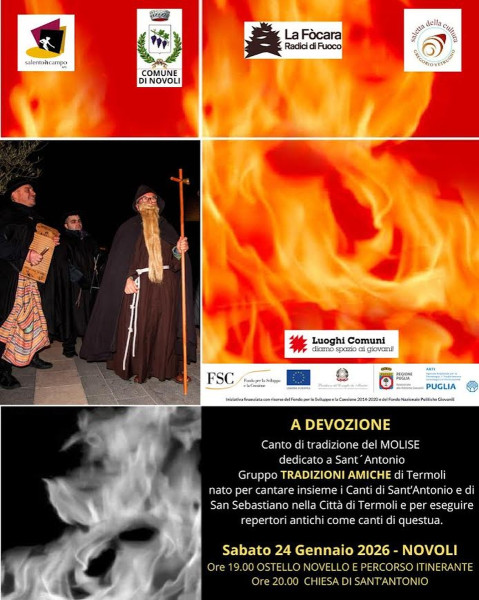 A DEVOZIONE - canto di tradizione del MOLISE dedicato a sant'Antonio Abate