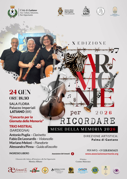 ArmoniE per Ricordare X edizione _ Concerto per la Memoria