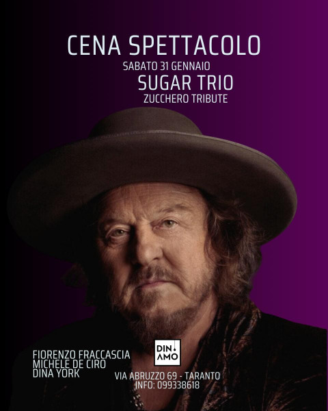 Sugar Trio - Zucchero Tribute on Saturday Live