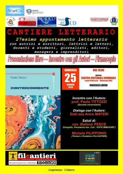CONTROCORRENTE - 27° Cantiere Letterario