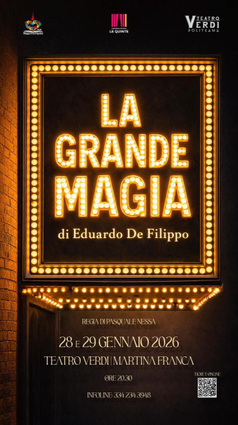 "La grande magia", il classico di Eduardo rivive con la compagnia "Le Quinte" e la regia di Pasquale Nessa