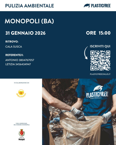 Pulizia del territorio - Plastic Free
