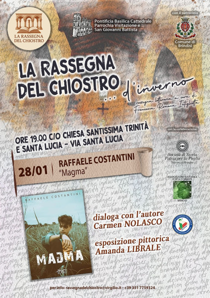 La Rassegna del Chiostro d'inverno. 28 gennaio. Raffaele Costantini.