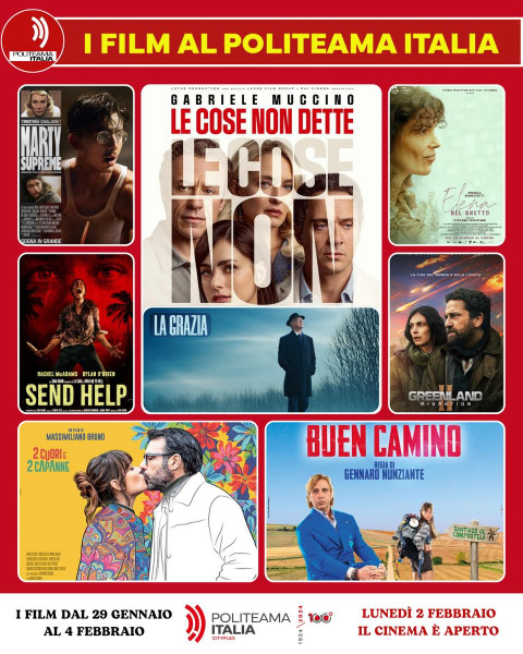 Le Cose non Dette, Elena del Ghetto, La Grazia e altri film