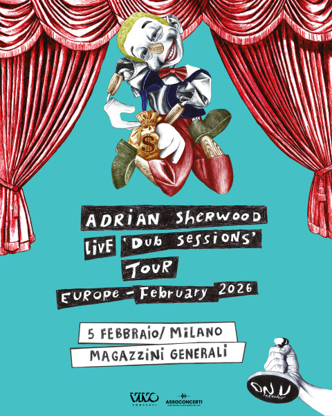 Adrian Sherwood Torna in Italia per Una Data Unica, Giovedì 5 Febbraio 2026, Milano @ Magazzini Generali​