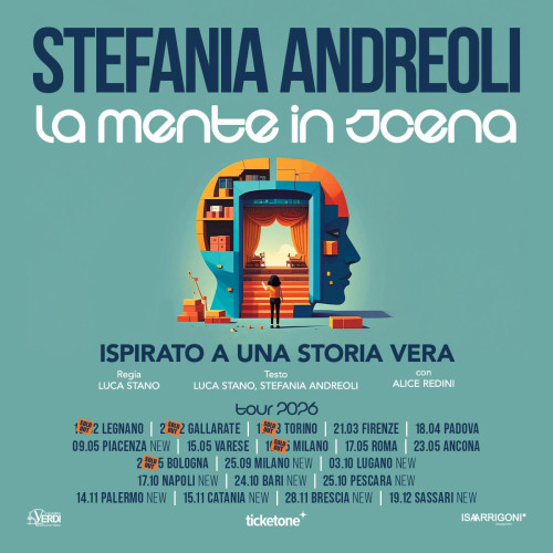 Stefania Andreoli a Teatro con “La Mente on stage”