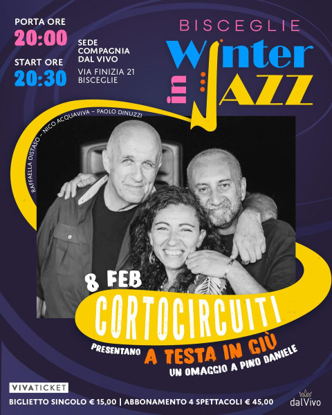 Bisceglie Winter in Jazz - CORTOCIRCUITI: A TESTA IN GIÙ - omaggio a Pino Daniele