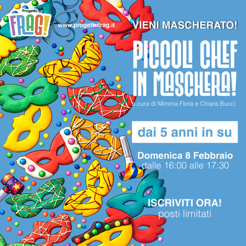 Corso di cucina per bambini | Piccoli chef in maschera!