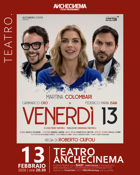 Venerdì 13 con Martina Colombari