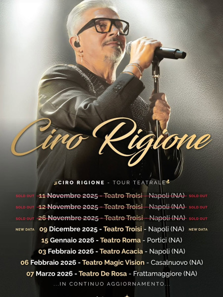 Ciro Rigione Tour 2026