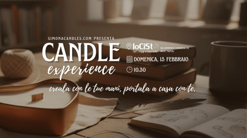 A San Valentino torna la magia di Simona Candles: un workshop per creare la propria candela artigianale