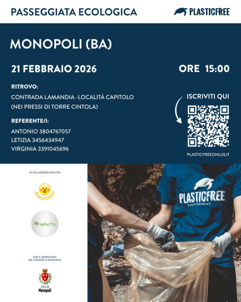 Pulizia del territorio - Plastic Free