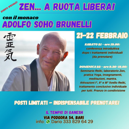 Zen... a ruota libera con il monaco Adolfo Soho Brunelli