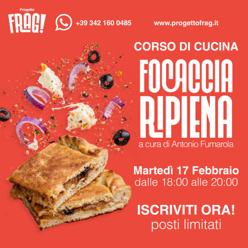 Corso di cucina | Focaccia ripiena