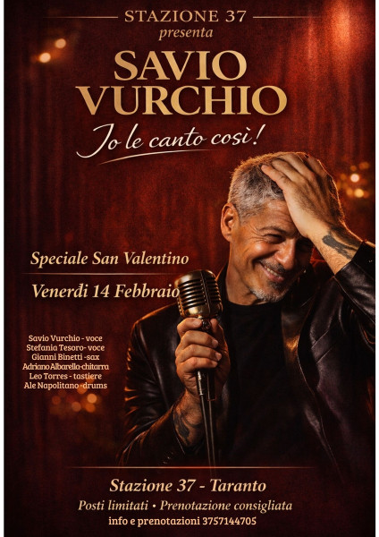 Io le Canto Così: SAVIO VURCHIO