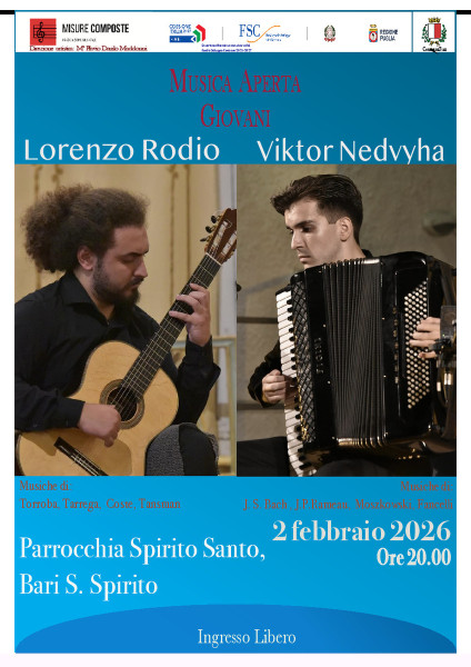 MusicAperta Giovani - Lorenzo Rodio e Viktor Nedvyha