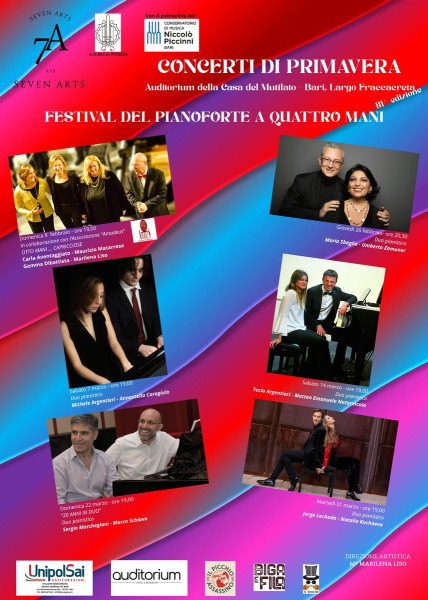 Otto mani e due pianoforti aprono i Concerti di Primavera 2026