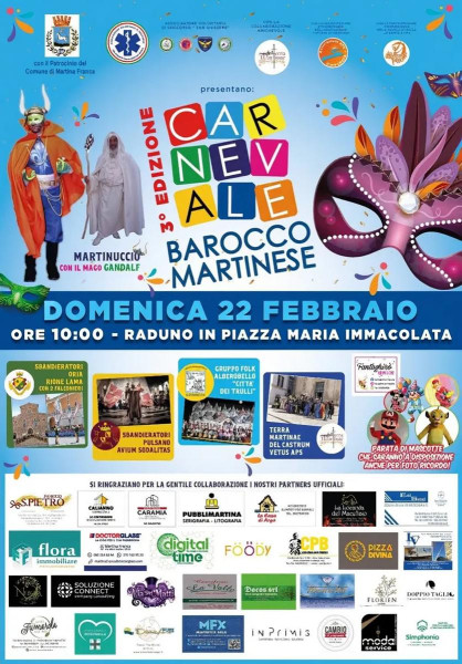 Carnevale barocco, Martinese 3 edizione