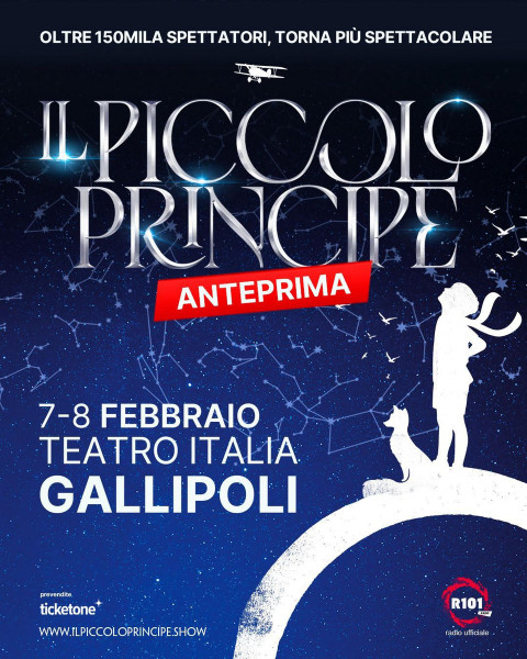 Il Piccolo Principe  anteprima nazionale a Gallipoli