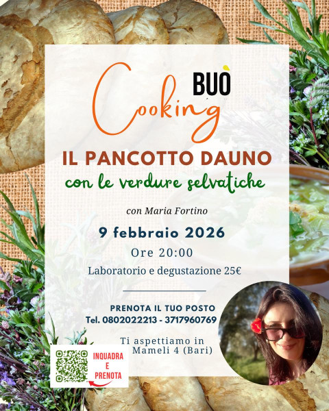 Cooking Buò: facciamo il pancotto dauno, un piatto antico