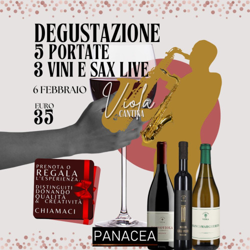 Vini, sax LIVE e tanto gusto