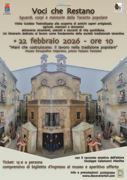 Voci che Restano LAVORO>>>art tour al Museo "Majorano" - 22 feb 2026