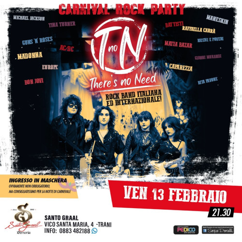 Carnival rock party - There's no Need live a Trani