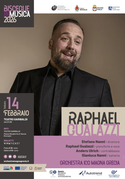 RAPHAEL GUALAZZI & l'Orchestra ICO della Magna Grecia - Bisceglie in  Musica
