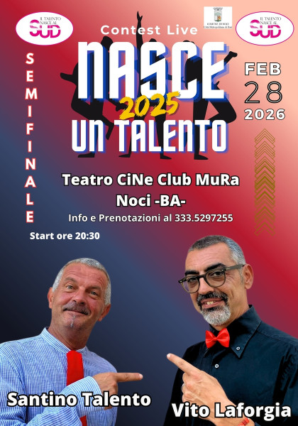 Nasce un Talento Contest Live Semifinale Nazionale