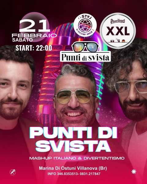 SAB 21 FEB  PUNTI DI SVISTA & DJ SET