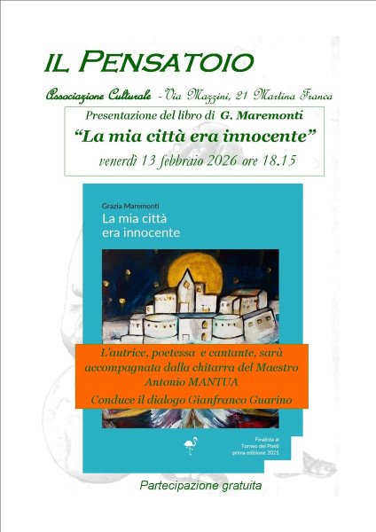 Presentazione del libro "La mia città era innocente'" di G. Maremonti