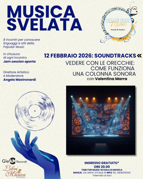 Musica Svelata: appuntamento con le colonne sonore.