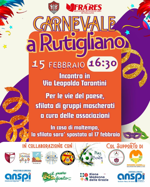 CARNEVALE A RUTIGLIANO