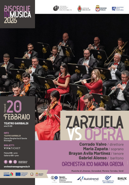 ZARZUELA vs OPERA - Bisceglie in Musica 2026