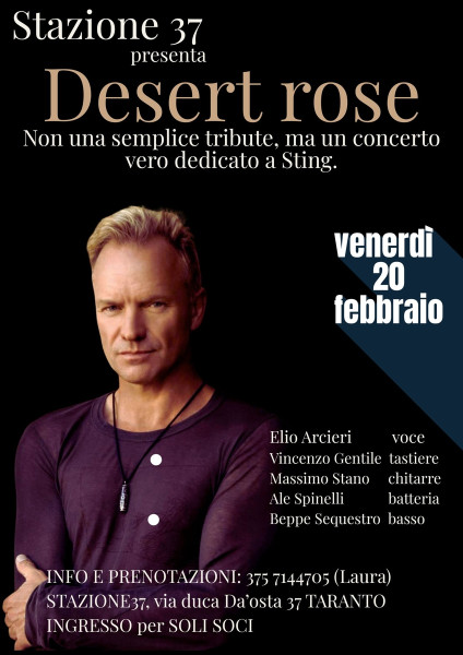 Desert Rose Band  Tributo a Sting