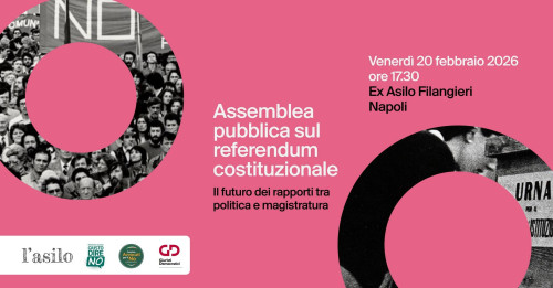 Assemblea pubblica sul referendum costituzionale: il futuro dei rapporti tra politica e magistratura