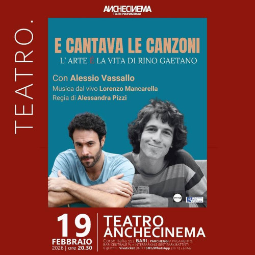 E cantava le canzoni