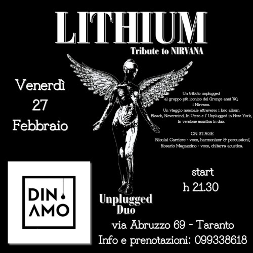LITHIUM - Tribute to Nirvana Unplugged Duo #LIVE@DINAMO - Taranto