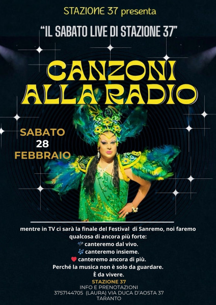 La Notte delle Canzoni Italiane: CANZONI alla Radio