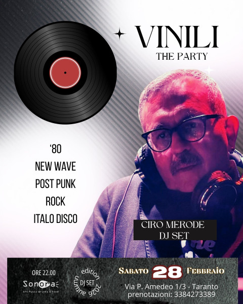 "Vinili - The Party": Ciro Merode dj set