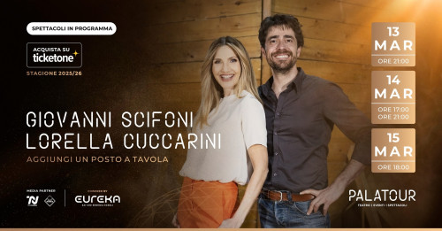 Lorella Cuccarini - Giovanni Scifoni | Aggiungi un posto a tavola