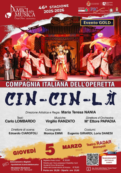 Cin Ci Là con La Compagnia Italiana dell'Operetta