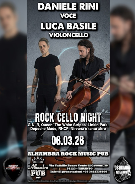 ALHAMBRA ROCK MUSIC PUB "ROCK CELLO NIGHT"