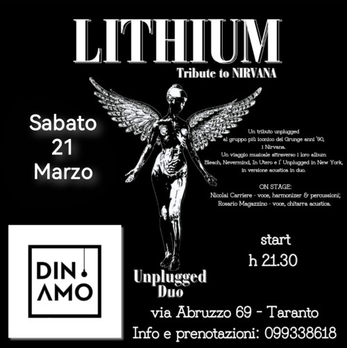 LITHIUM - Tribute to Nirvana Unplugged Duo #LIVE@DINAMO - Taranto