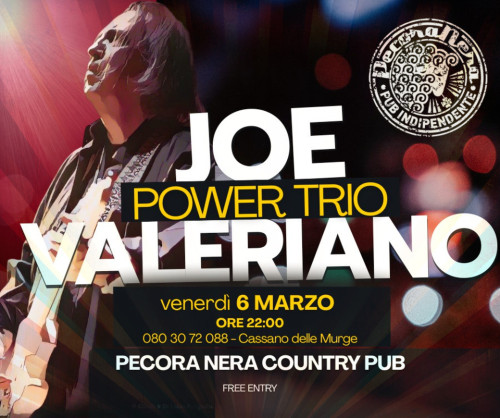JOE VALERIANO in concerto